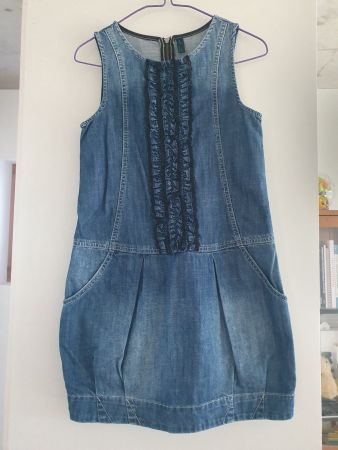 Benetton Jeans Kleid 8-9 Jahre (140 cm)
