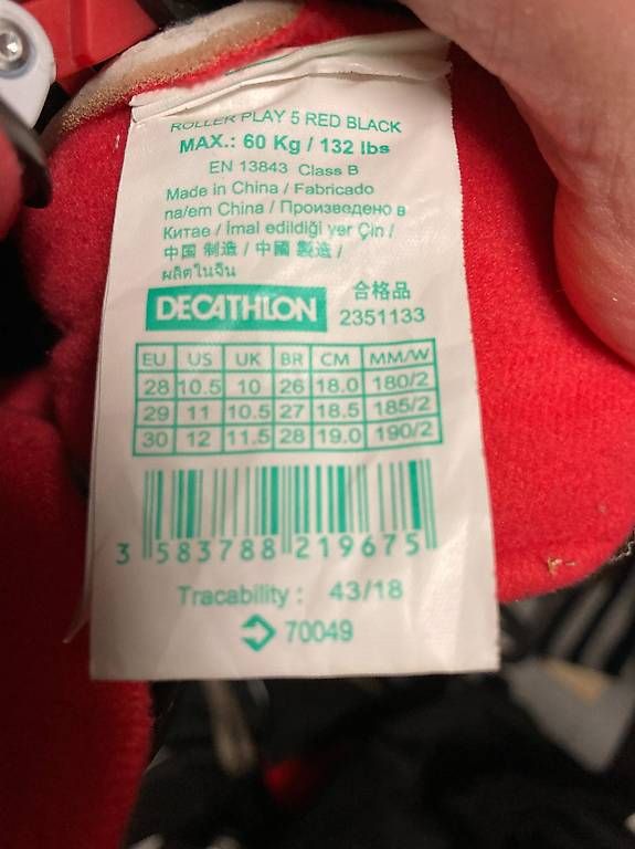 Decathlon Patins à roul. & inline: Rollerblades für Kinder – D'occasion à Burgistein par Lenky2 1