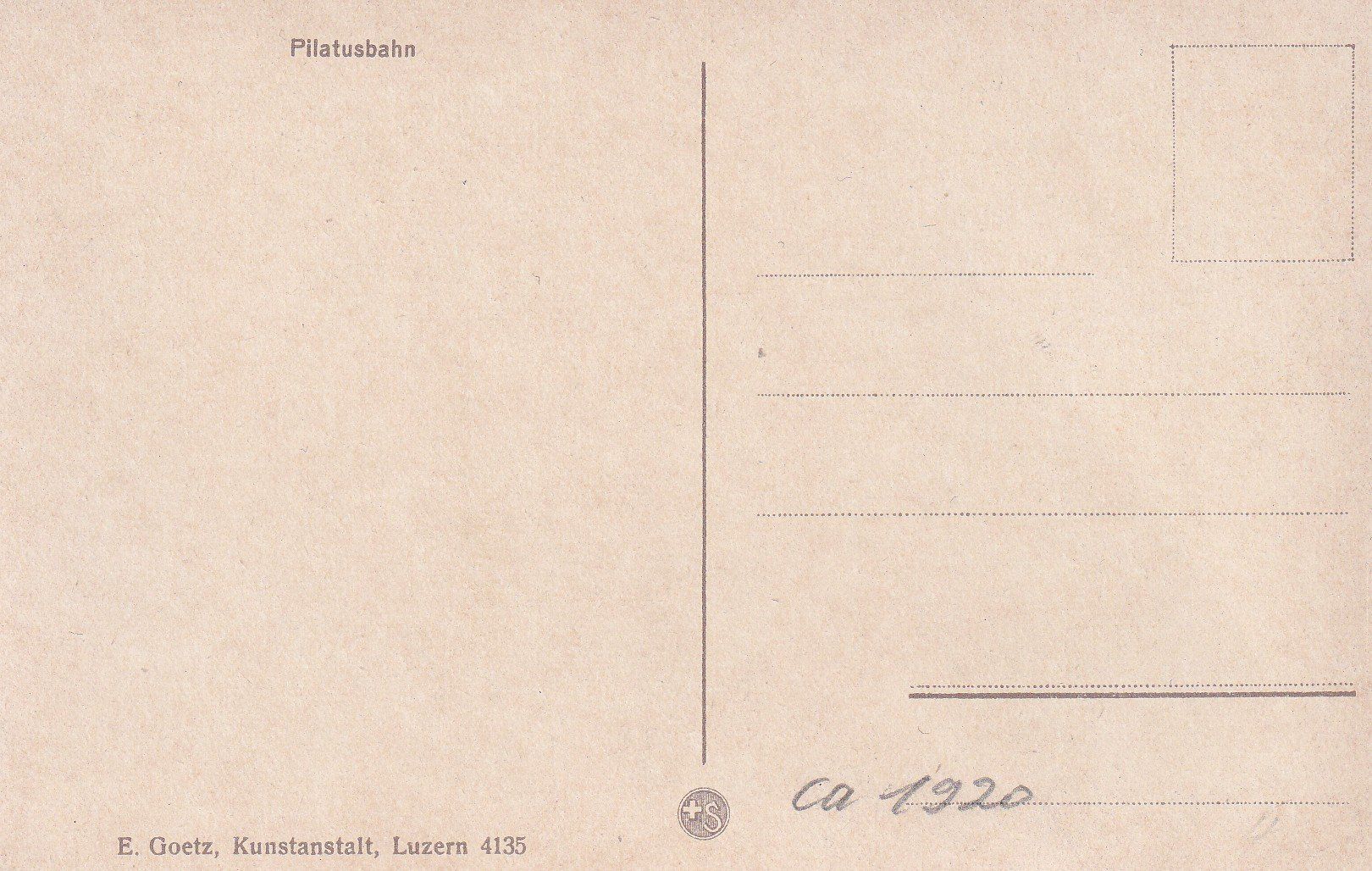 Cartoline postali: Pilatusbahn "unter Dampf" /bh – Usato da Hombrechtikon venduto da Rudolf07 1