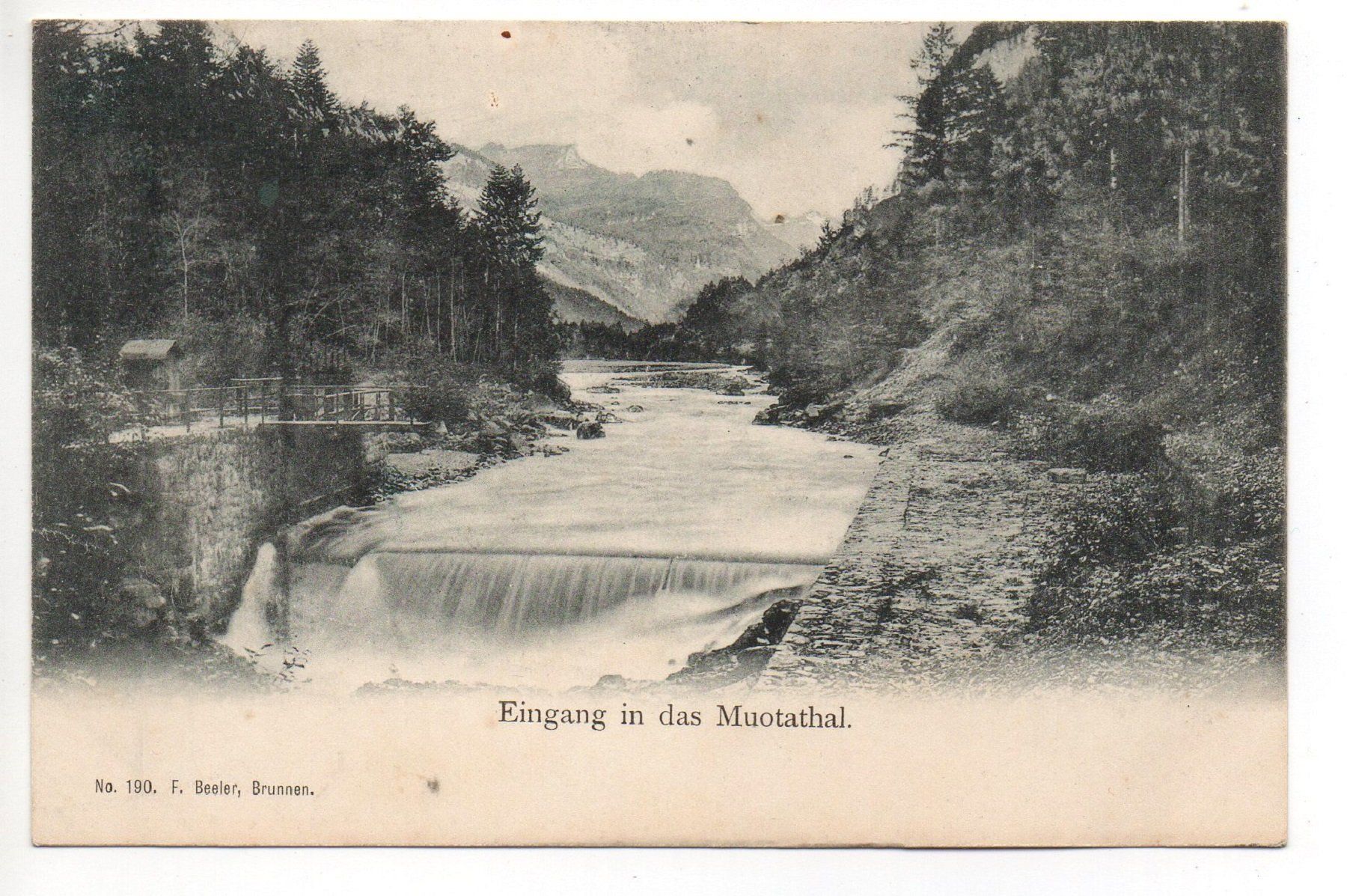 Cartes postales: Eingang in das MUOTATHAL – Neuf (Voir description) à Jona par philajona