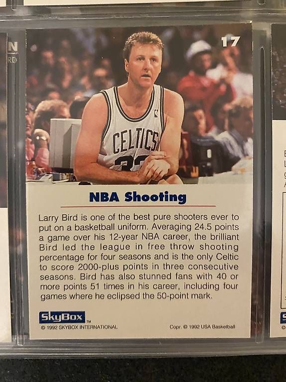 Nba Sammelbilder & Trading cards: 1992 NBA SKYBOX INT. 9 cards - LARRY BIRD – Neu (gemäss Beschreibung) aus Savosa von Misch-M13 3