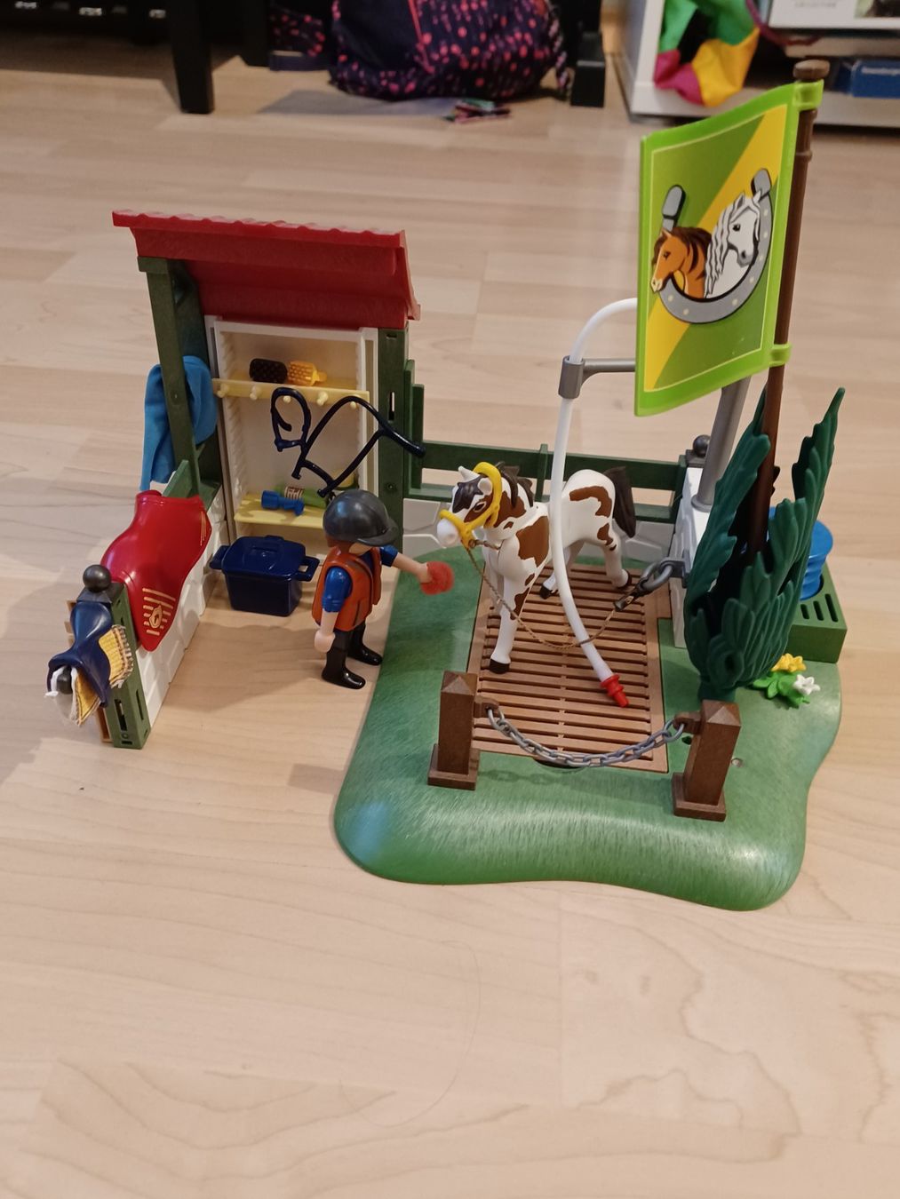 Playmobil Jouets: Playmobil Pferdewaschplatz mit Zubehör – D'occasion à Adligenswil par Teak7