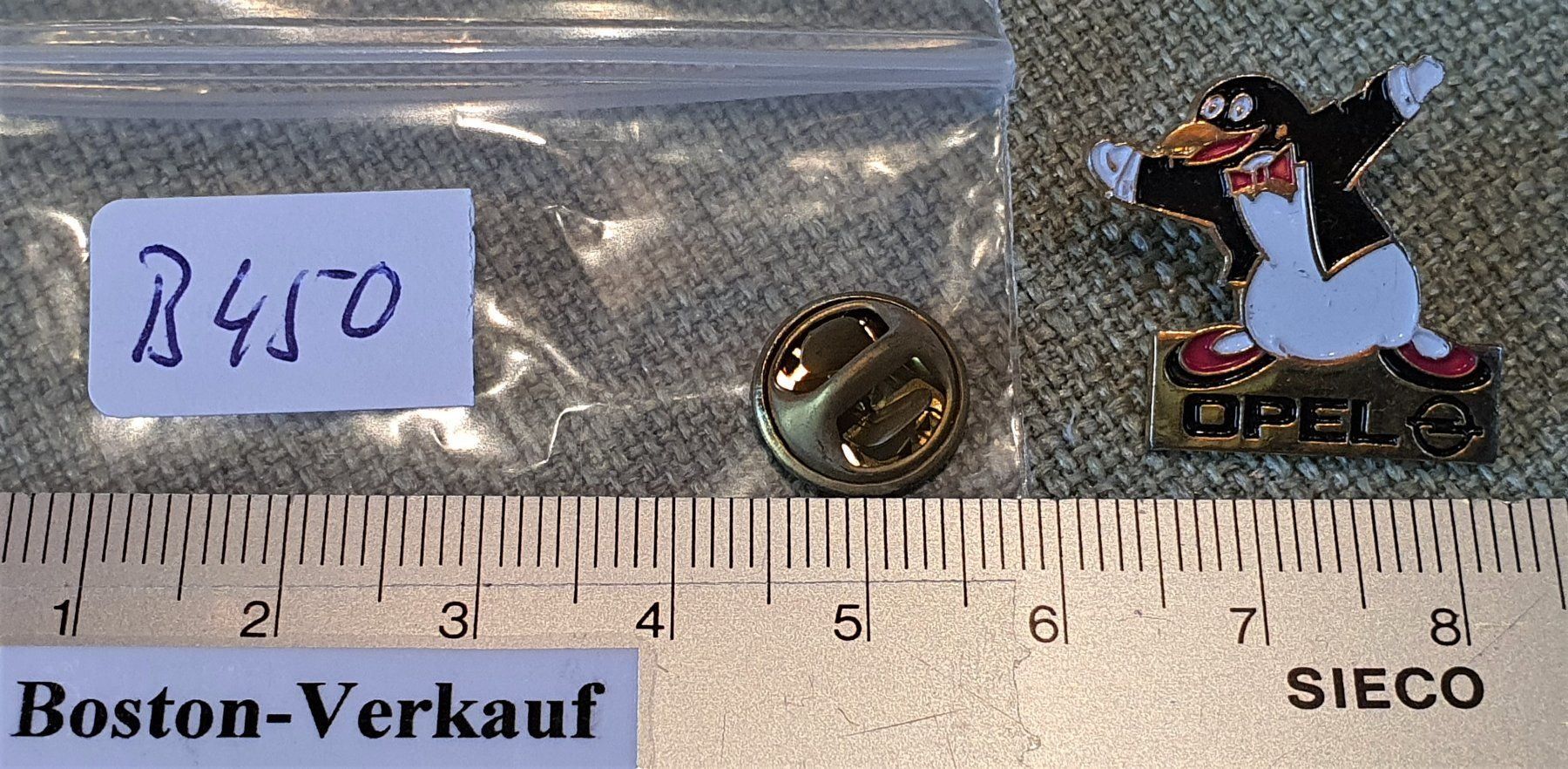 Spille: B450 - Pin Opel Pinguin – Usato da Reinach BL venduto da Boston-Verkauf 2
