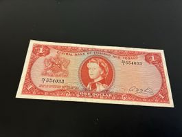 1 Dollar TRINIDAD and TOBAGO 1964 P.26b