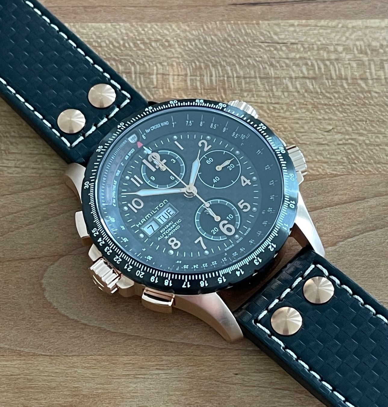 Hamilton Uhren: Hamilton Khaki Aviation X-Wind Automatic  H776961 revidiert – Gebraucht aus Embrach von Canderau 4