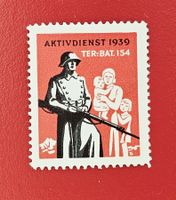 SOLDATENMARKE TER. BAT 154 GRENZBESETZUNG 1939* OHNE GUMMI