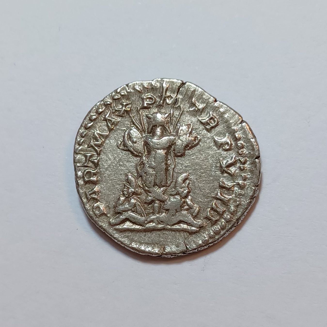 Alle Münzen: Denarius Septimius Severus 193-211 Römisches Reich – Gebraucht aus Pfäffikon ZH von Antike_Muenzen 1