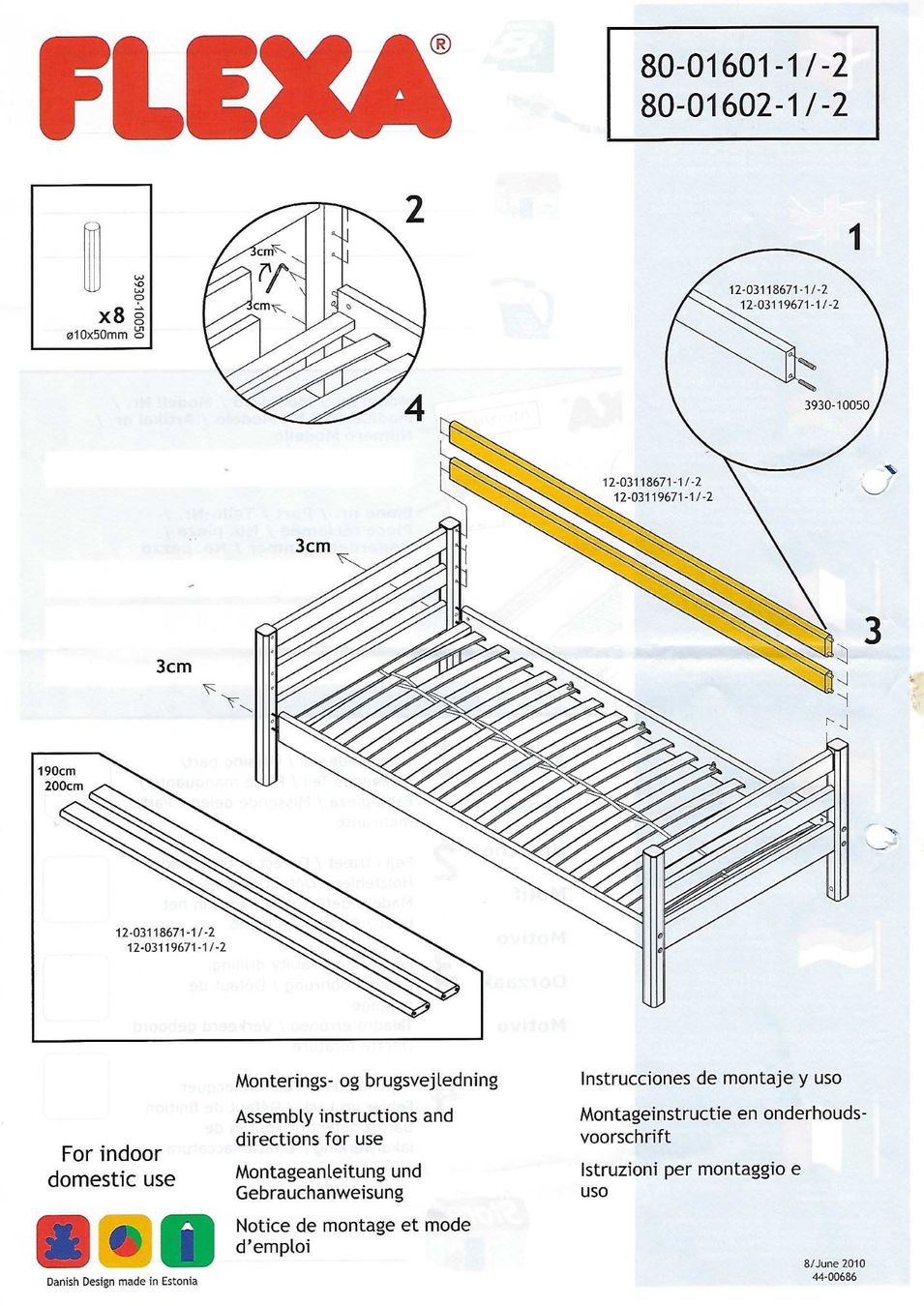 Flexa Letti: Lit Flexa 90 x 200 – Usato da La Rippe venduto da Mental 2