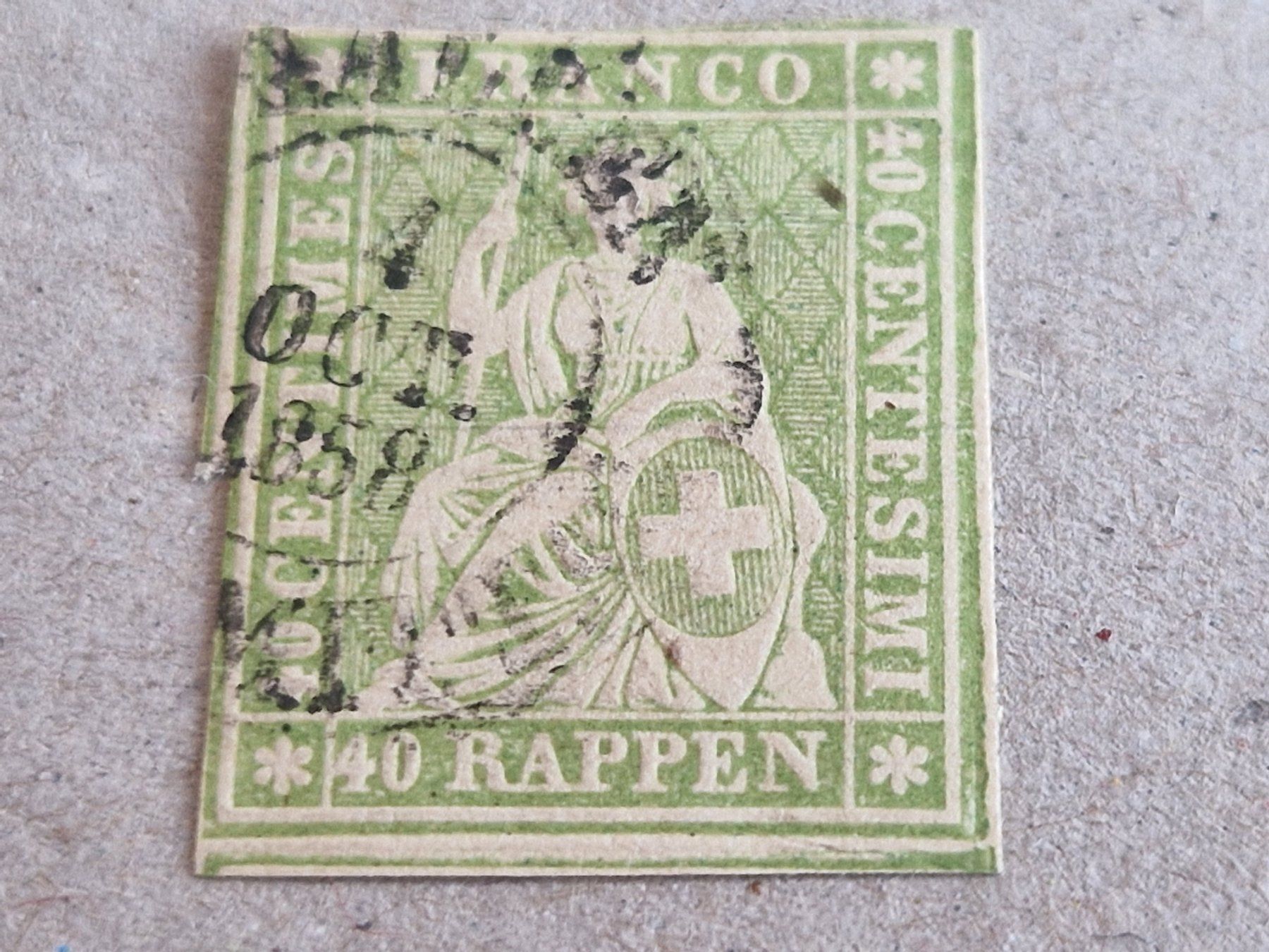 Tous les timbres: Strubel 26C, signiert, ab 1.- – D'occasion à Burgdorf par Glossy01