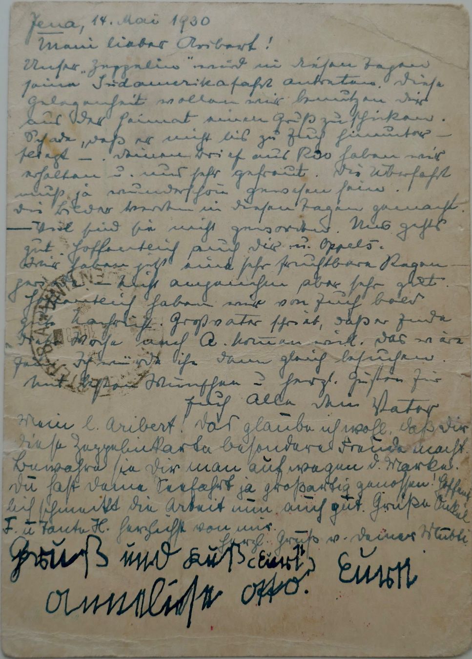 Zeppelin 1. Südamerikafahrt 1930 Karte nach Argentinien (Gebraucht) in ...