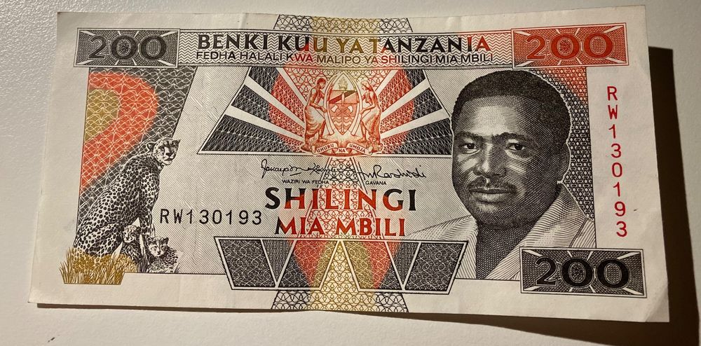 Tansania 200 Shilingi (Gebraucht) in Algetshausen für CHF 2.75 – mit ...