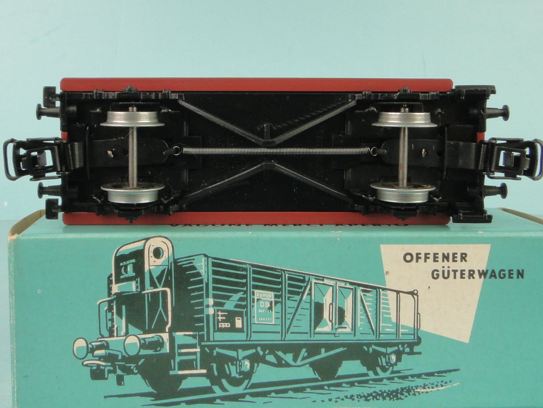 Märklin Modellini di ferrovie: Märklin 4601 Offener Güterwagen – Usato da Bülach venduto da cann11 3