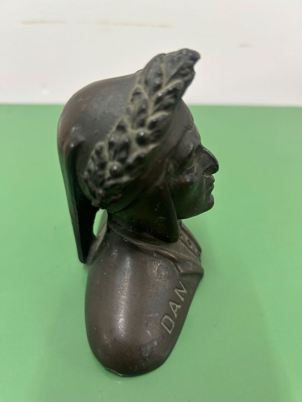 Figuren: Bronze Figur / Büste Dante ca. um 1900 – Gebraucht aus Zürich von Levelart 3