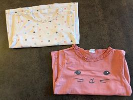 Süsse Langarmshirts im Set, Gr. 86. von H&M