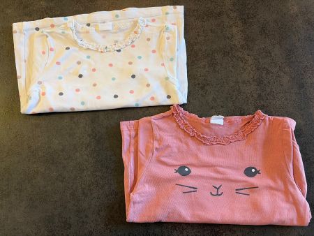 Süsse Langarmshirts im Set, Gr. 86. von H&M