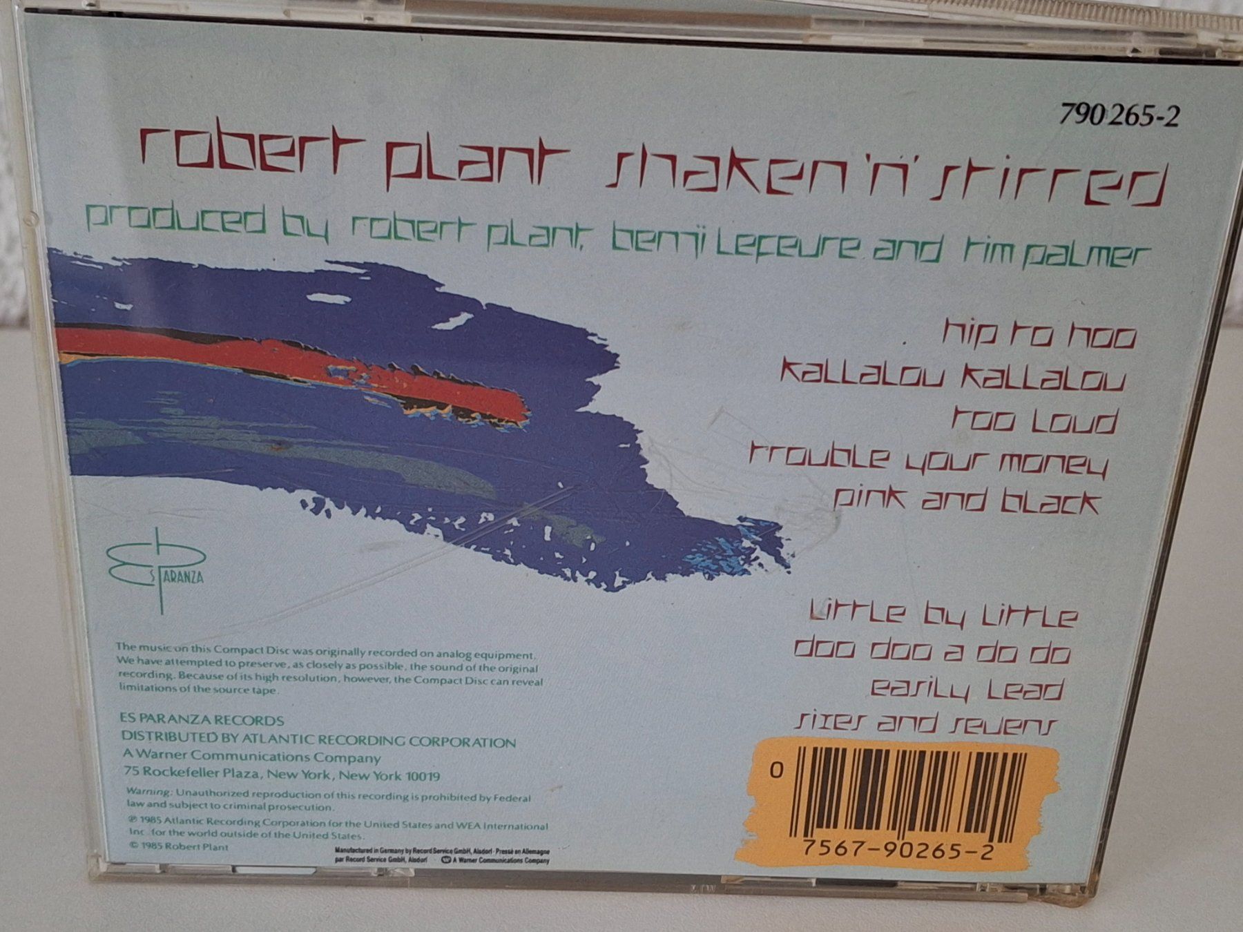 CDs: CD Robert Plant  - "Shaken 'n' Stirred" – D'occasion à Aarberg par Jackup1 1