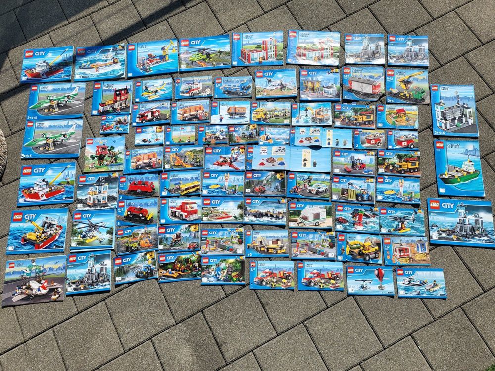 Anleitungen Lego City Konvolut, 4.5 kg (Gebraucht) in Wauwil für CHF 42 ...