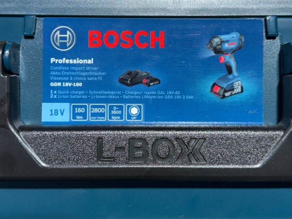 Bosch Trapani: Bosch Schlagschrauber GDR 18V-160 – Nuovo e nell'imballaggio originale da Wallisellen venduto da yas_fy7j 1