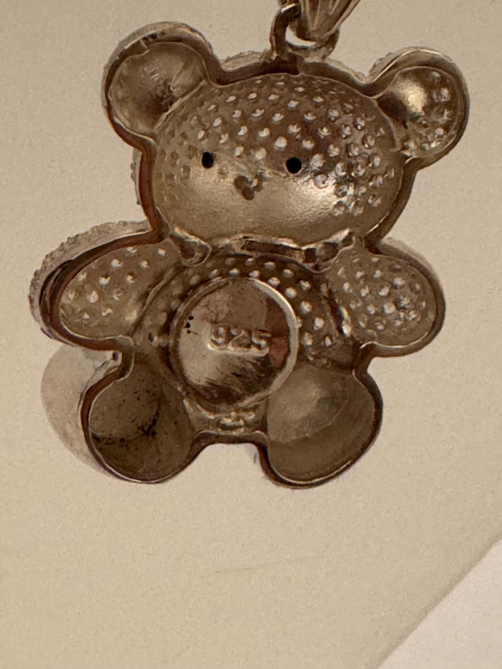 Anhänger: 925 Sterling Silver Teddy Bear Cubic Zirconia 3D – Neu und originalverpackt aus Bern von Javero 5