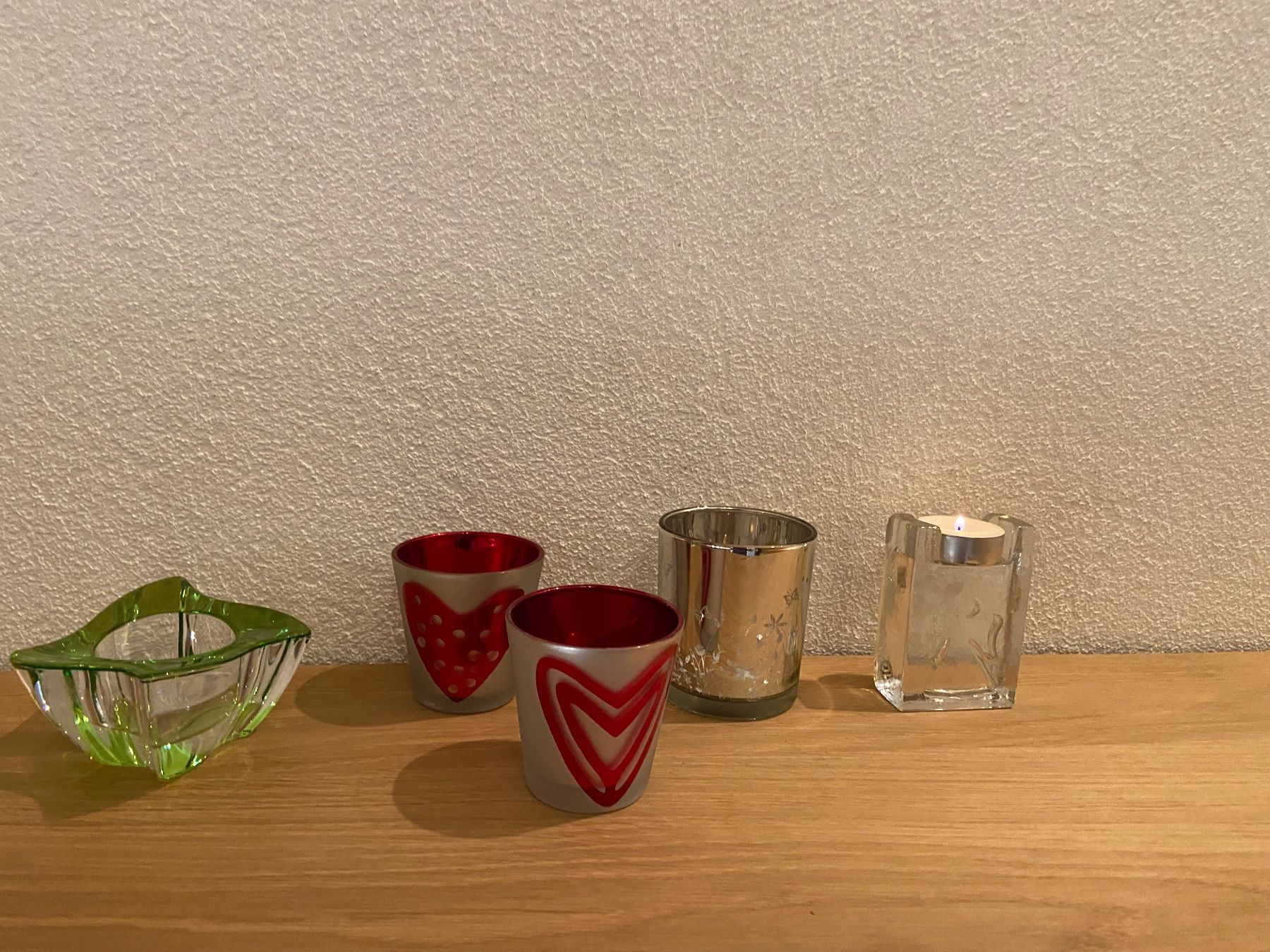 Glasi Hergiswil Portacandele: Kerzenständer Paket – Usato da Zofingen venduto da celebridade 1