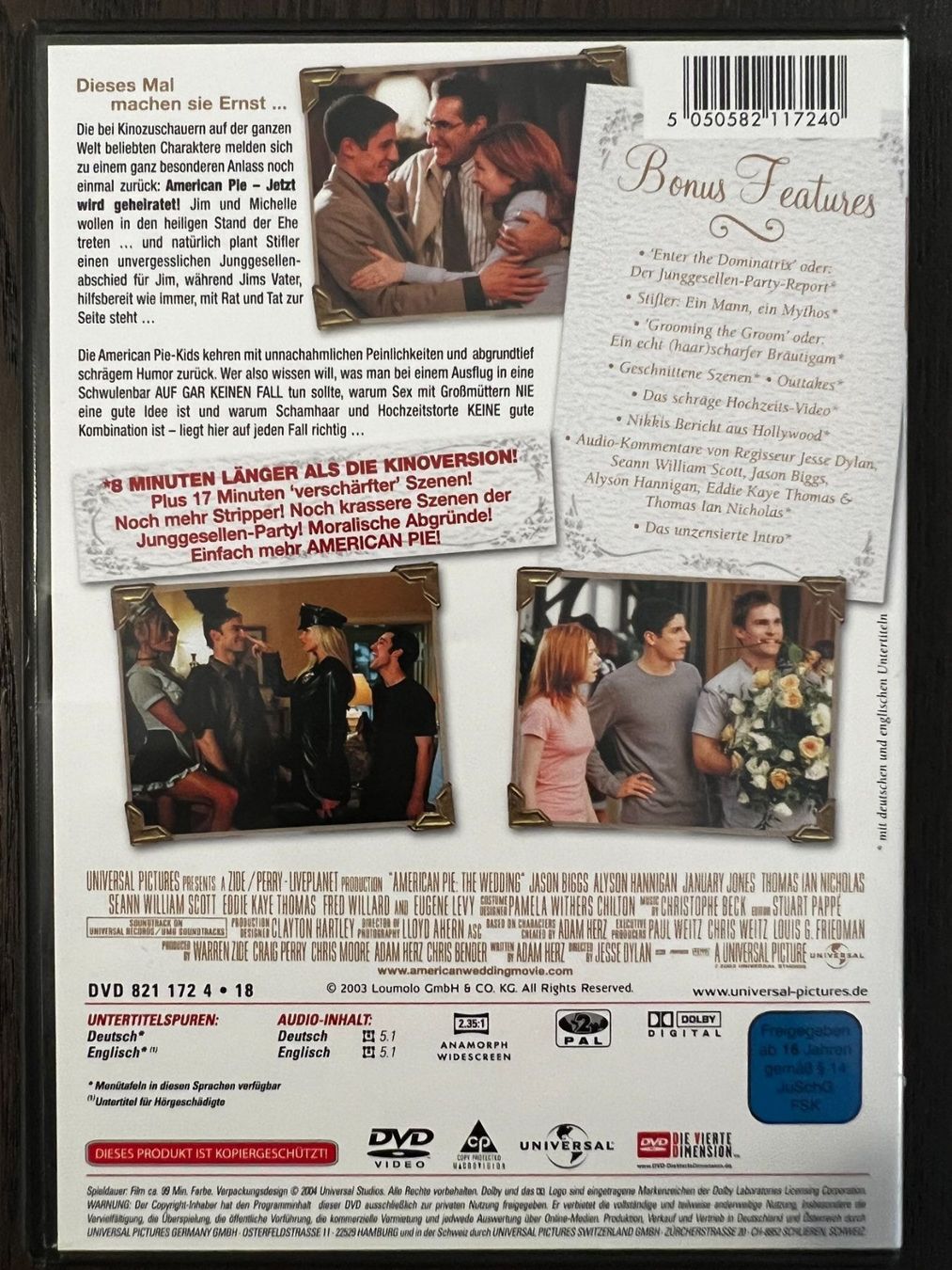 Alle DVDs: American Pie - Jetzt wird geheiratet – Gebraucht aus Zürich von FilmFreunde 1