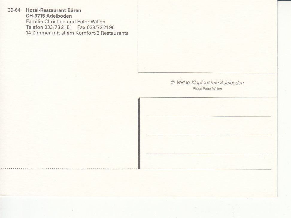 Cartoline postali: Adelboden Bären um 1995 – Usato da Bürglen TG venduto da StampGraf 1