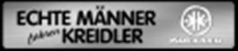 Blechschild-ECHTE MÄNNER FAHREN KREIDLER - 46 X 10 CM