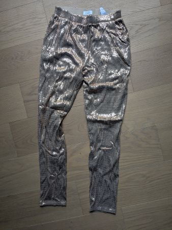 Glitzer-/Paillettenhose, Grösse 38, Steffen Schraut Gold
