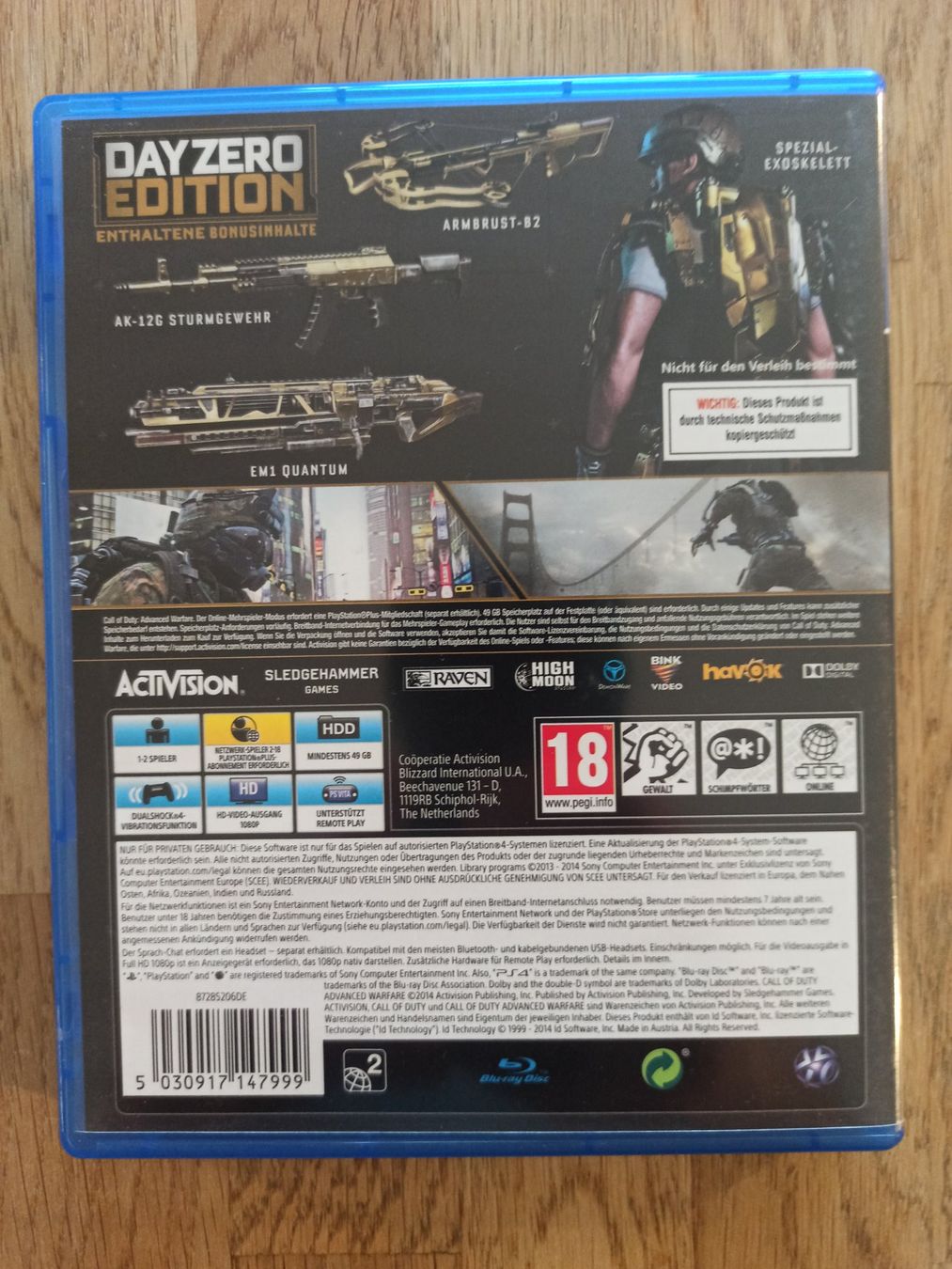 Giochi: Call of Duty Advanced Warfare - Day ZERO PS4 / PS5 – Usato da Oberweningen venduto da mar_87mx 1