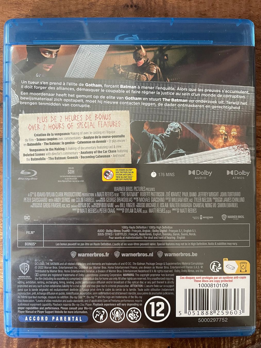 Tutti i DVDs: The Batman (blu-ray) – Usato da Vevey venduto da c_lathion 1