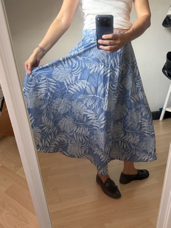 Rock aus feiner Baumwolle L / XL made in Italy