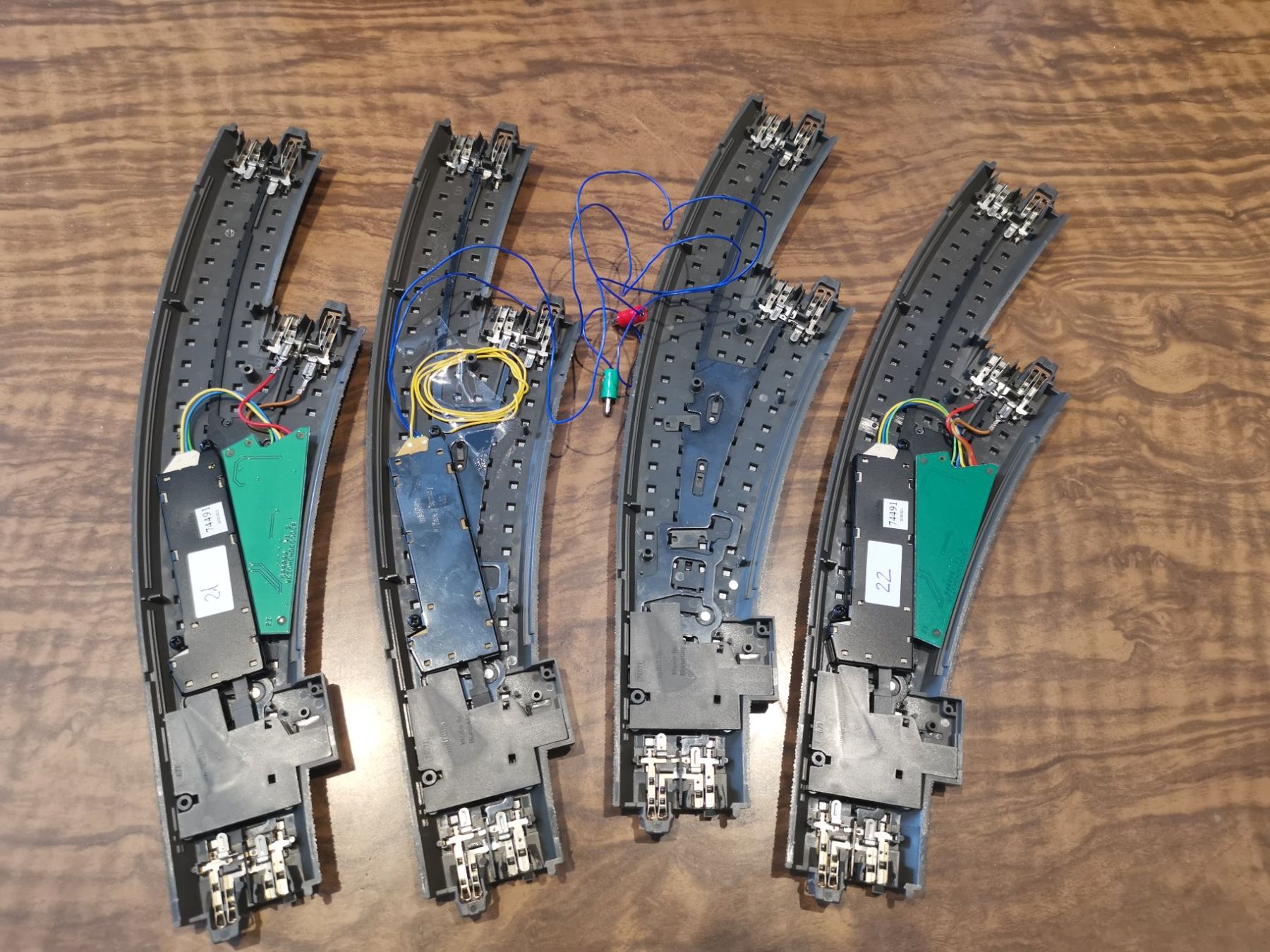 Märklin Modellini di ferrovie: 4x Märklin - Bogenweiche links – Usato da St. Margrethen SG venduto da tribeli98 5