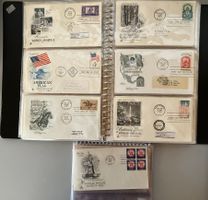 USA: Album mit 150 FDC 1958-1966