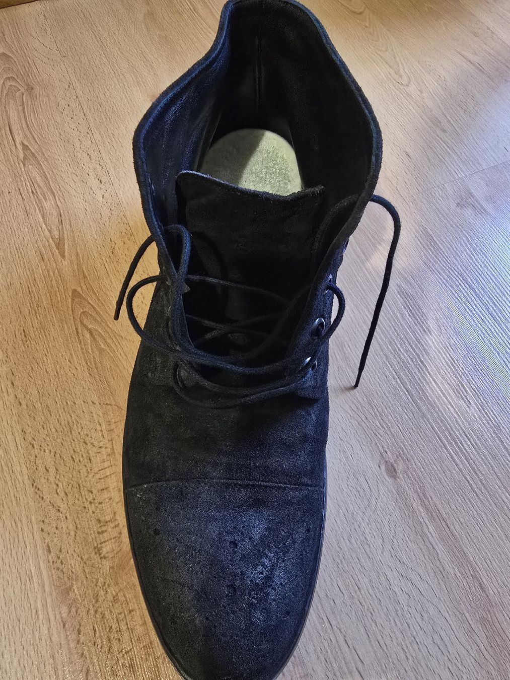Navyboot Scarpe da uomo: Schnürstiefel Navyboot schwarz Wildleder  – Usato da Embrach venduto da A.D01 5