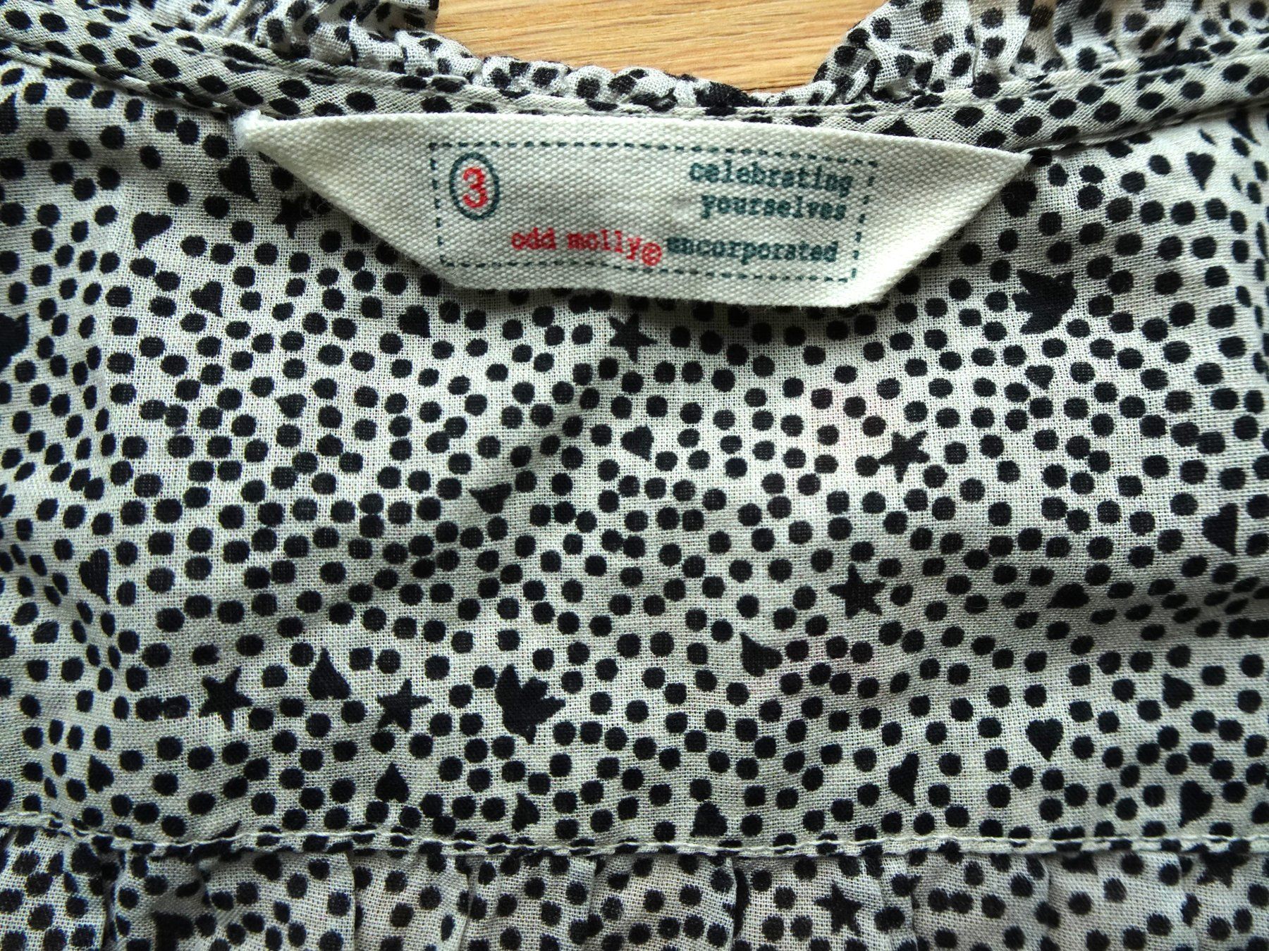 Odd Molly Camicette: Odd Molly Bluse Gr 3 38/40 weiss schwarz Punkte – Usato da Winterthur venduto da blumeblau77 3