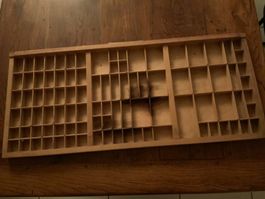 Antiker Setzkasten Holz