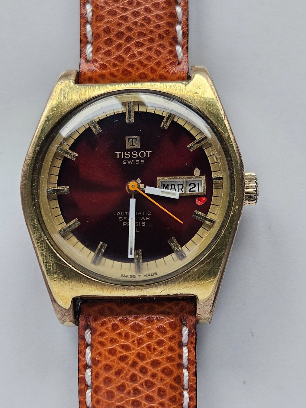 Tissot Orologi: 478 Tissot Seastar PR 516 GL Automatic Day Date – Usato da Berikon venduto da mmm21