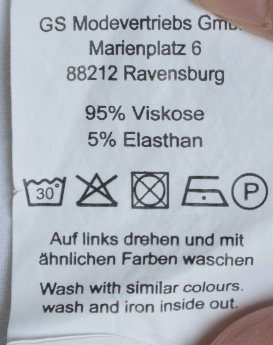 T-shirt: weisses Shirt von Glücksstern – Usato da Niederhasli venduto da littledrop 3