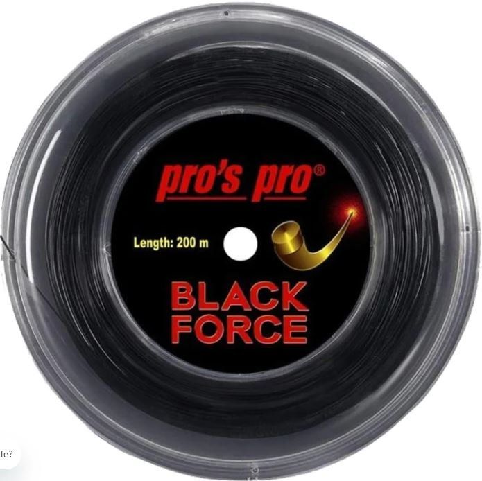 Racchette: Tennissaite Pro`s Pro Black Force 1.24mm – Nuovo (secondo la descrizione) da Sins venduto da Tennis-Service-Sins