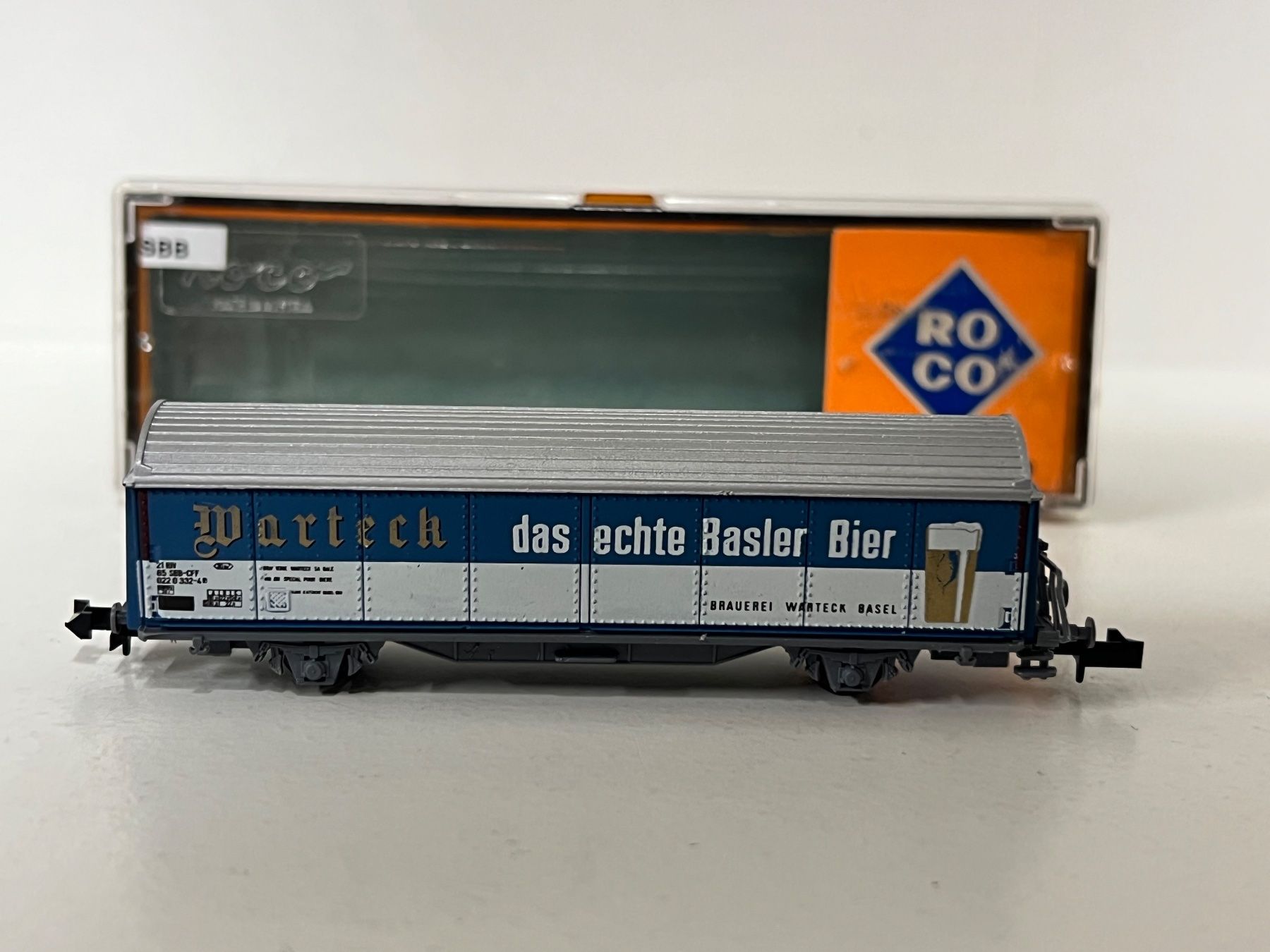 Roco Modellini di ferrovie: Spur N Roco WARTECK BIER SBB – Usato da Geroldswil venduto da TopTrain54 1