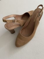 Wildleder Slingback-Pumps, 37, 8 cm Absatz
