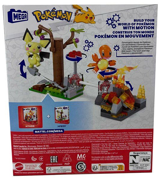 Mega Kit di costruzioni: Pokemon - Charmander´s Fire-Type Spin, Glumanda, Bau-Set – Nuovo e nell'imballaggio originale da Löbau venduto da Krocoworld 1