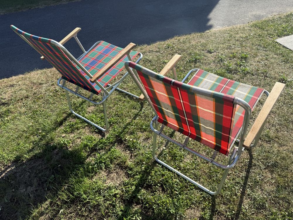 Vintage Retro Klappsthle, ideal fr den Garten oder Camper (Gebraucht) in  Roggwil /BE fr CHF 136  nur Abholung auf Ricardo kaufen