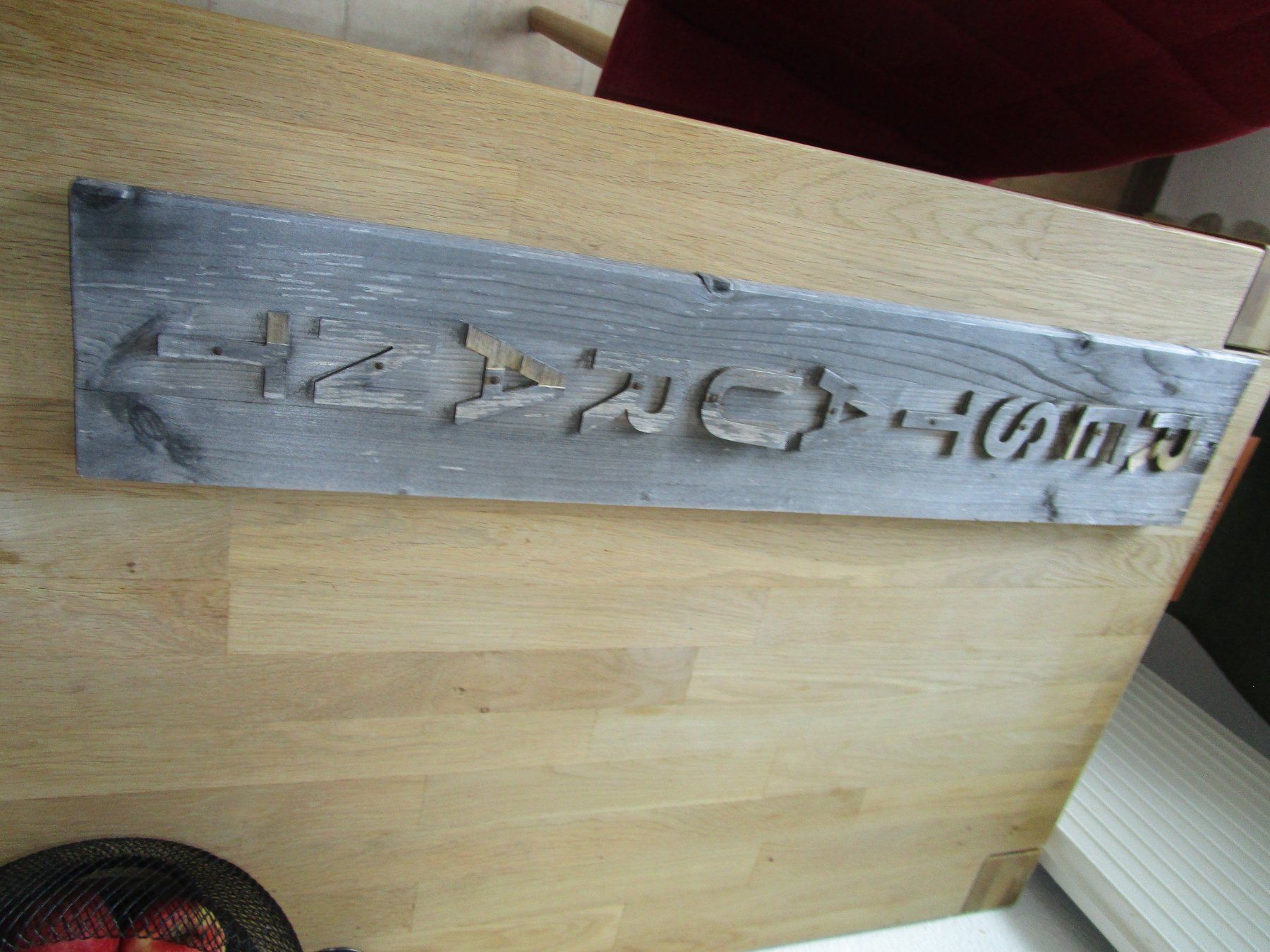Insegne: Original Holzschild Restaurant, charmante Deko.. – Difettoso da Scuol venduto da Luana.. 5