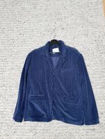 Veste American Vintage velours côtelé bleu état neuf