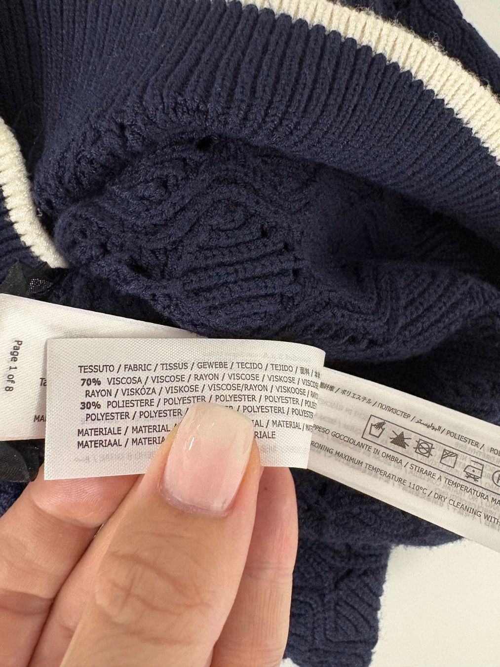 Twinset Maglioni & Felpe: Twinset Strickpullover Shirt blau Gr. S Kurzarm – Nuovo (secondo la descrizione) da Regensdorf venduto da secondchancefashion 7