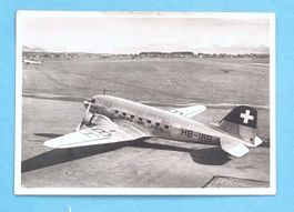 SWISSAIR Douglas DC 3 - Poststempel Nods - 1966