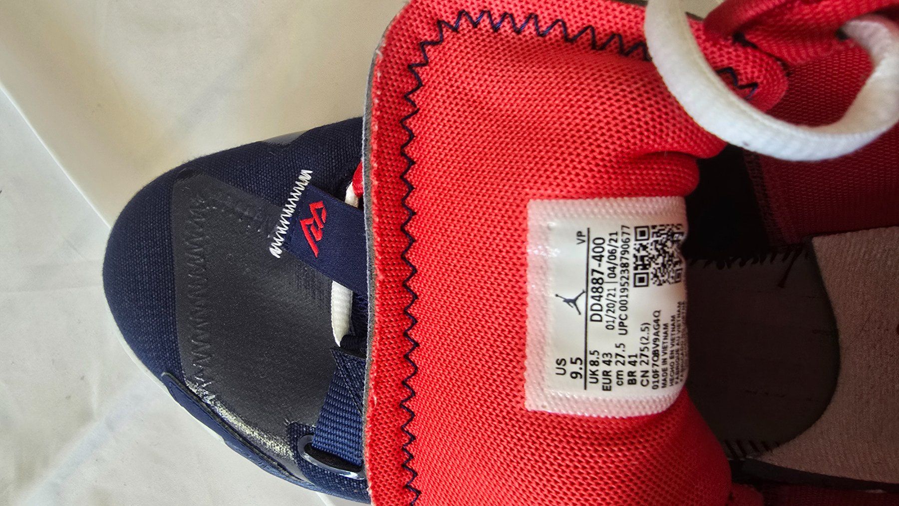 Jordan Scarpe da uomo: Jordan Why Not Zer0.4 Sneaker Gr. 43 – Usato da Löhningen venduto da Sanmyk 7