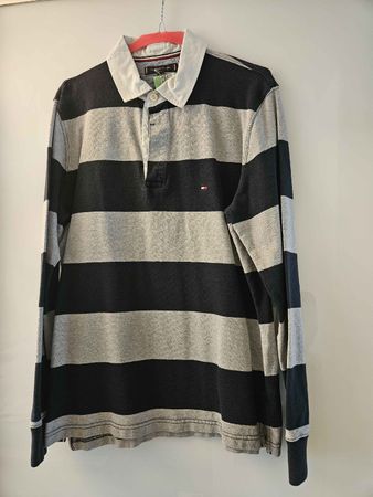 Tommy Hilfiger Rugby Shirt, Gestreift, Top Zustand! Gr. L