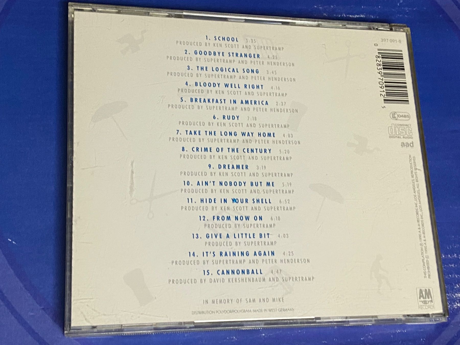 CDs: Supertramp – D'occasion à Muri b. Bern par AdidasCollector 1